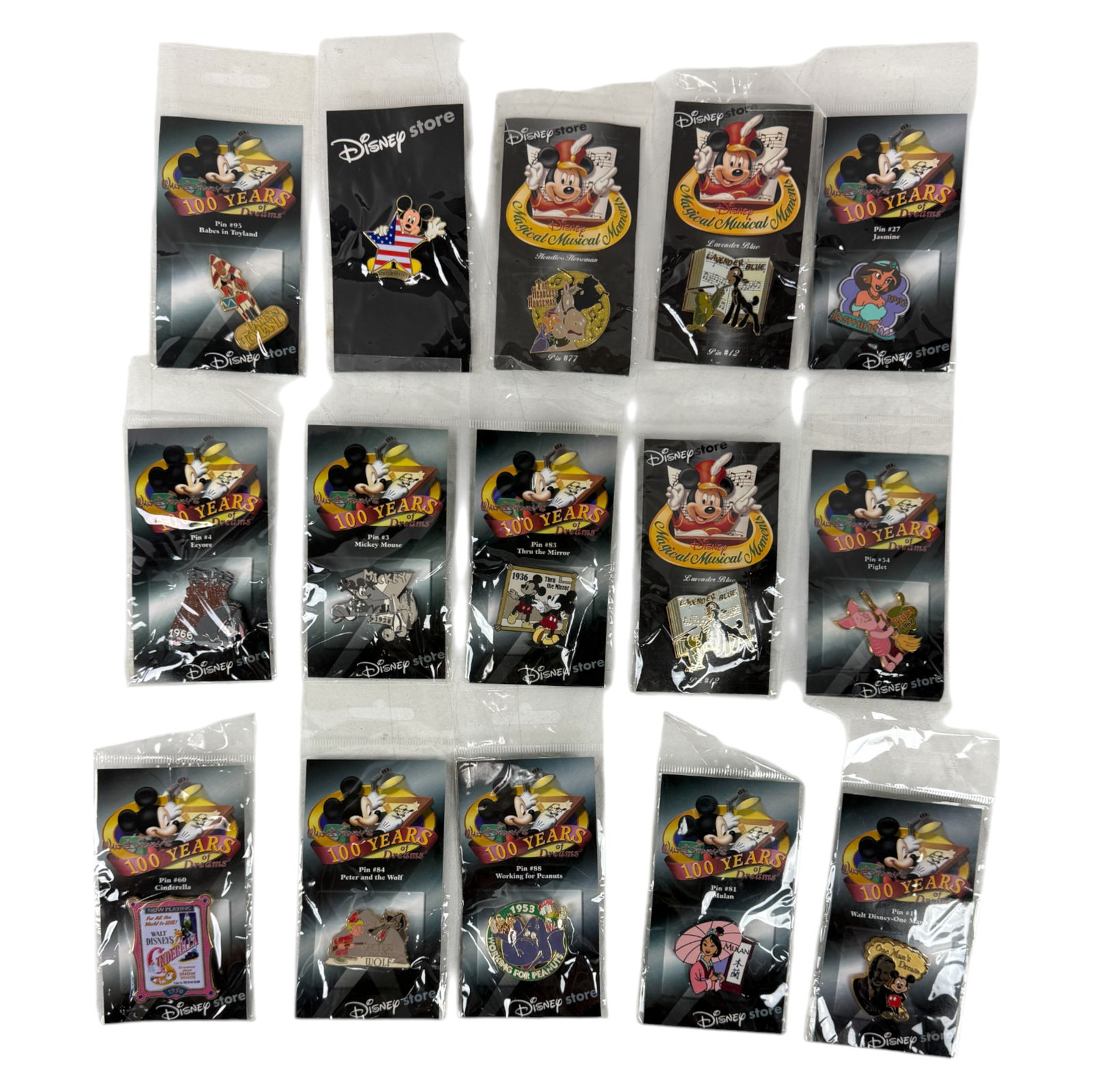 Vintage Disney Pins Collection Lot of 15  (1 of 2)