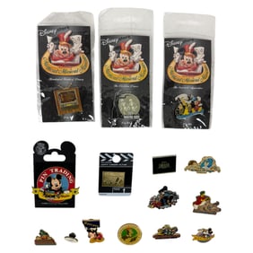 Vintage Disney Pins Collection Lot of 15