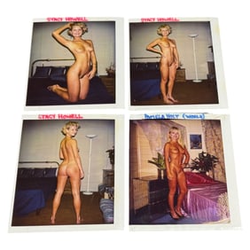 Vintage Nude Polaroid Photo Original Magazine Production Shoot Lot of 11