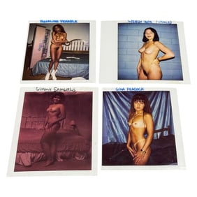 Vintage Nude Polaroid Photo Original Magazine Production Shoot Lot of 13
