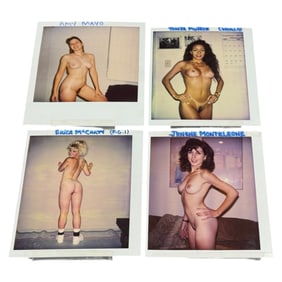 Vintage Nude Polaroid Photo Original Magazine Production Shoot Lot of 15