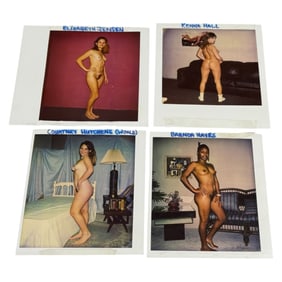Vintage Nude Polaroid Photo Original Magazine Production Shoot Lot of 16