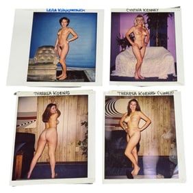 Vintage Nude Polaroid Photo Original Magazine Production Shoot Lot of 20
