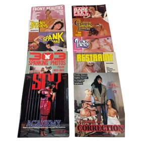 Vintage Adult Nude Magazine Collection Lot of 10 NOS
