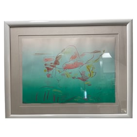 Peter Max "The Dream I" 1982 Limited Edition 148/200 Framed 41" x 32"