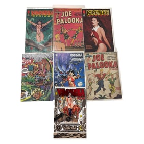 Vintage Comic Book Lot Of Vampirella & Joe Palooka Lot of 7
