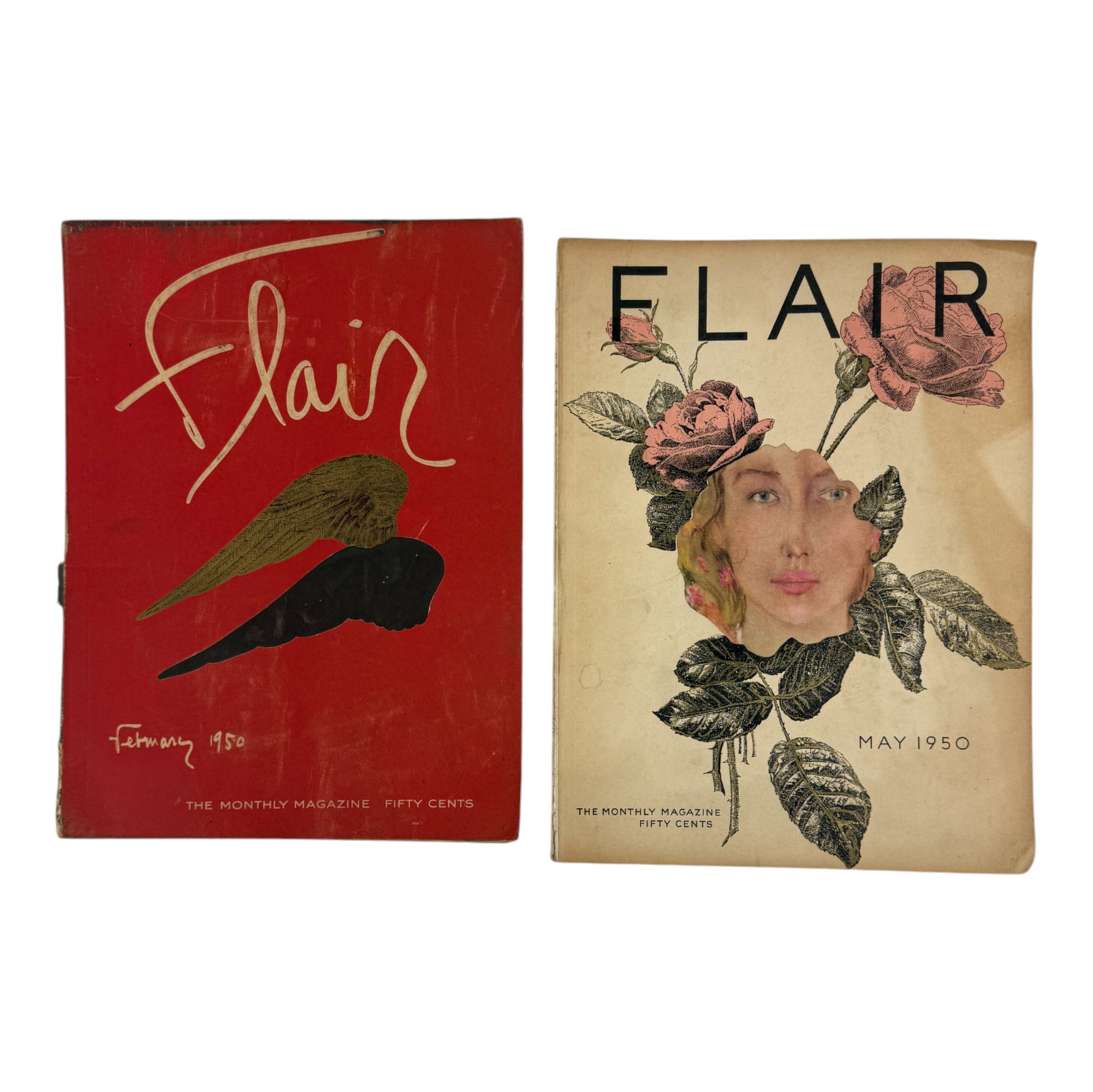 Vintage First And Fourth Issue 1950 Flair Magazine: Vintage First And Fourth Issue 1950 Flair Magazine