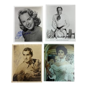 Vintage Hollywood Actor Actress Signed 8 x 10 Photo Collection