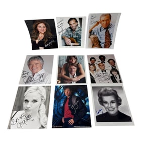 Vintage Hollywood Actor Actress Signed 8 x 10 Photo Collection
