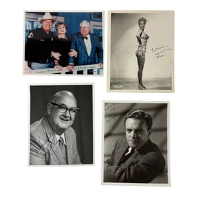 Vintage Hollywood Actor Actress Signed 8 x 10 Photo Collection