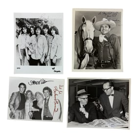 Vintage Hollywood Actor Actress Signed 8 x 10 Photo Collection