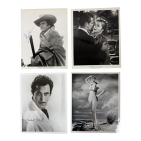 Vintage Hollywood Actor Actress Signed 8 x 10 Photo Collection