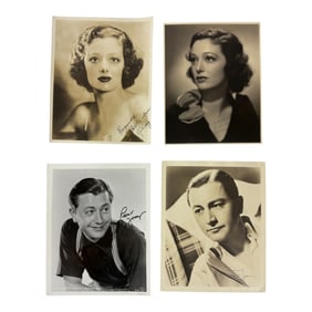 Vintage Hollywood Actor Actress Signed 8 x 10 Photo Collection