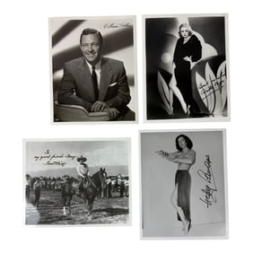 Vintage Hollywood Actor Actress Signed 8 x 10 Photo Collection