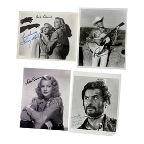 Vintage Hollywood Actor Actress Signed 8 x 10 Photo Collection