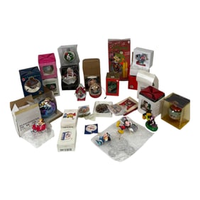 Vintage Disney Christmas Ornaments lot
