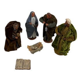 Vintage Jouglas Deposei Nativity Figurine