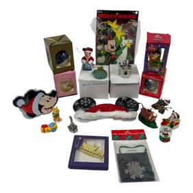 Vintage Disney Christmas Ornament Collection Lot