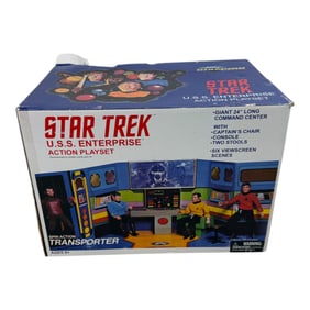 Vintage Star Trek USS Enterprise Action Playset Toy