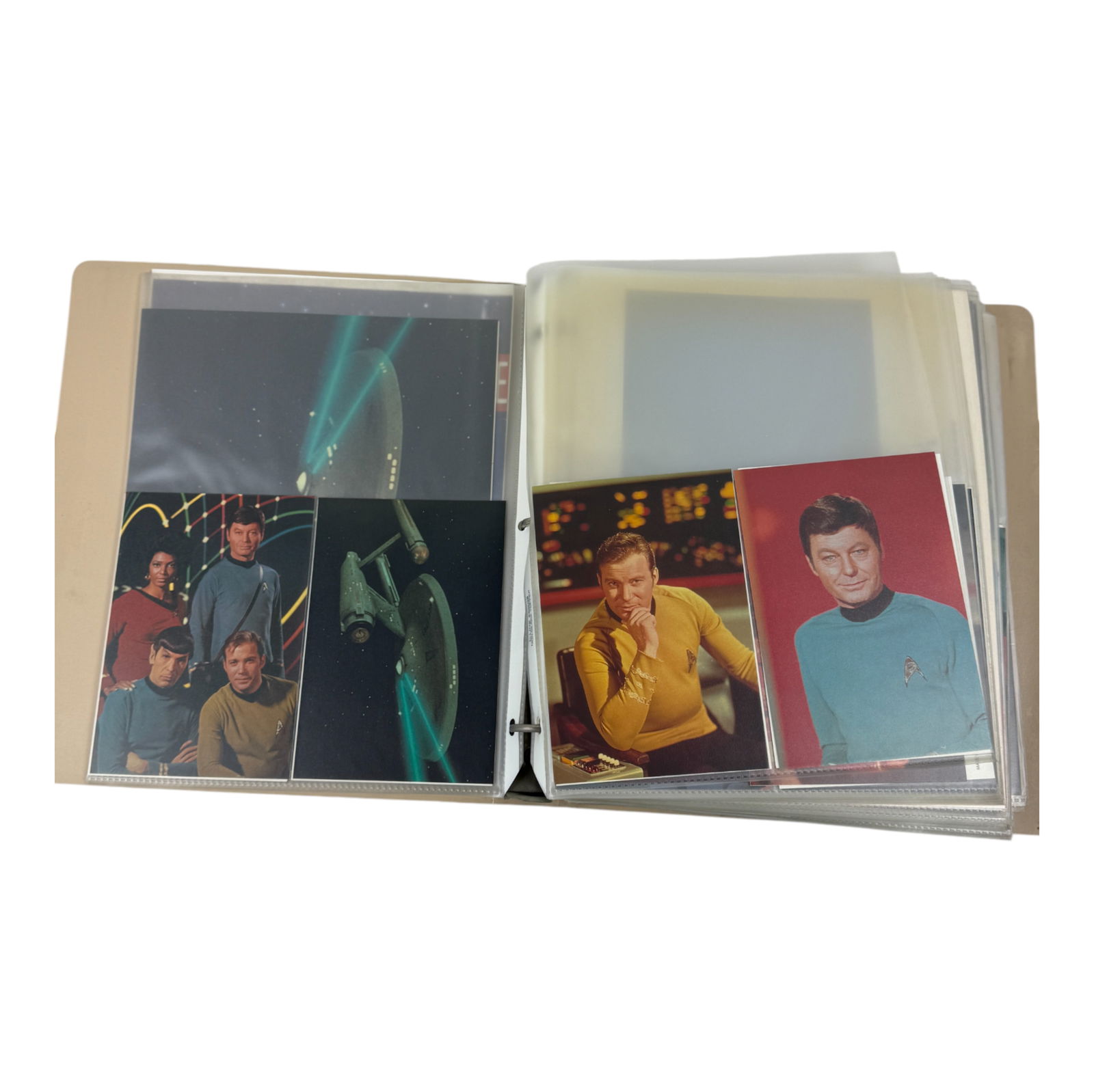 Vintage Star Trek Movie Photos And Postcards Binder: Vintage Star Trek Movie Photos And Postcards Binder With Post Cards And Photos From Other Universal Studio Movies