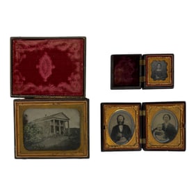 Antique Photo Lot Of Ambrotype Photos From 1850-1860s