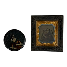 Antique Photo Lot Of Tintype Photos From 1860-1870s