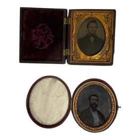 Antique Photo Lot Of Tintype Photos From 1860-1870s