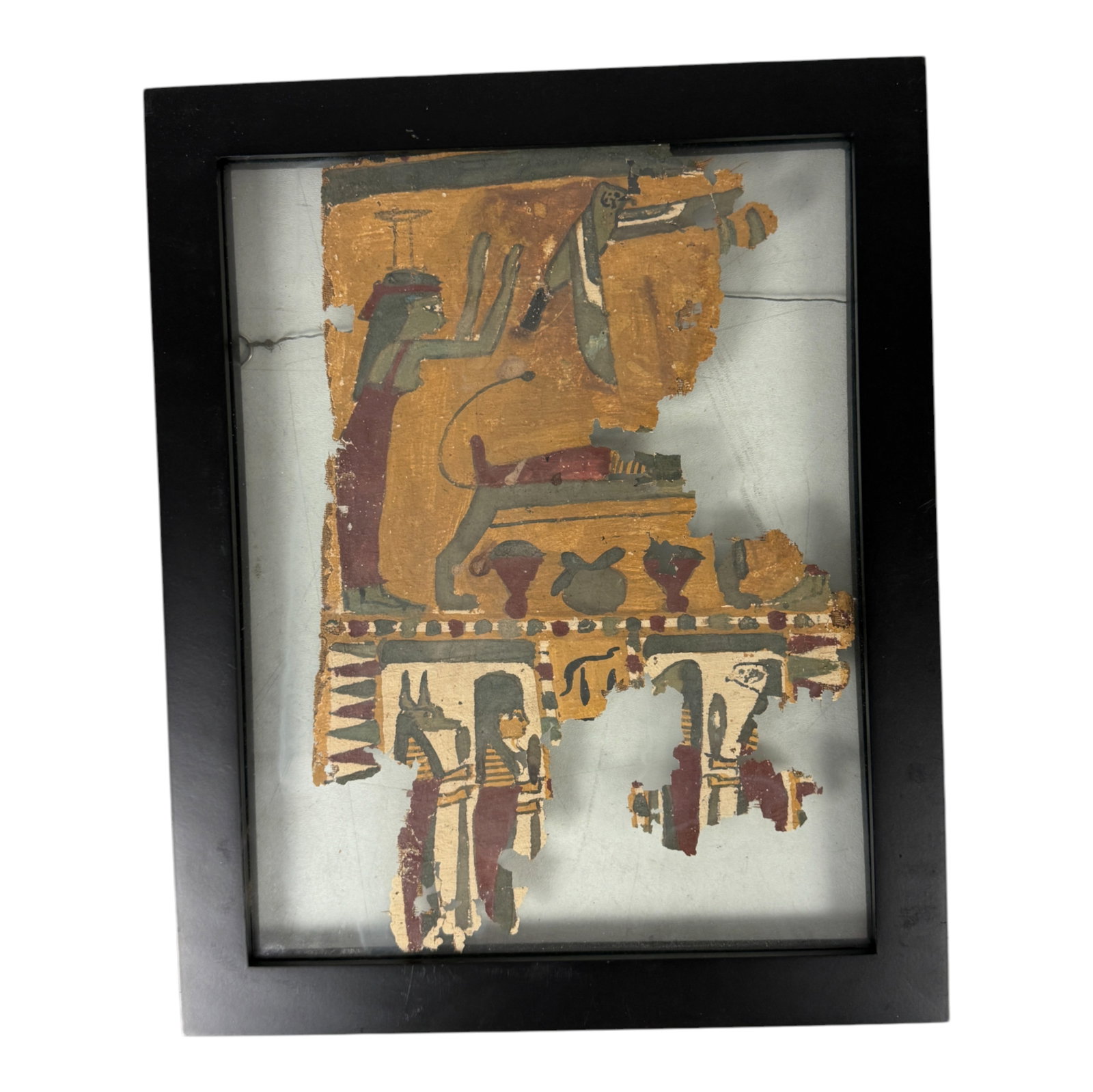 Ancient Egyptian Linen Textile Fragment: Ancient Egyptian Linen Textile Fragment 13 in x 16 in