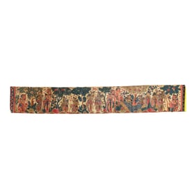 Antique Kamasan Painting Scroll Bali Indonesia