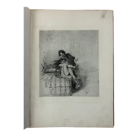 EROTICA -- ZICHY, Michael von (1827-1906). Liebe. Leipzig: privately printed, Book Set of 40 Erotic