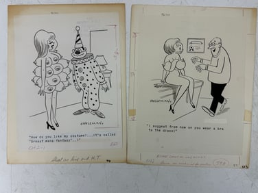 Vintage Earl Engleman Erotica Comic Illustrstion Art
