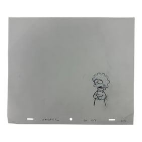The Simpsons Original Hand Drawn Storyboard Animation Art