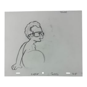 The Simpsons Original Hand Drawn Storyboard Animation Art