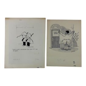 Vintage Earl Engleman And Larry W. Walker Erotica Comic Illustrstion Art Adam Magazine