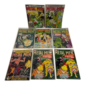 Vintage Comic Book Metal Men Collection Lot