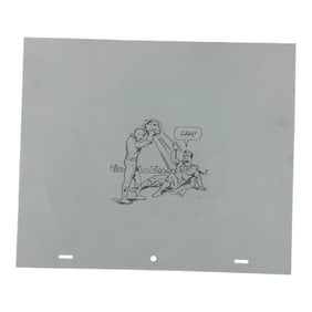 The Simpsons Original Hand Drawn Storyboard Animation Art
