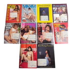 Vintage Adult Magazine Collection Lot