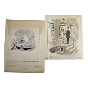 Vintage Erotica Comic Illustrstion Art Adam Magazine Production Storyboard