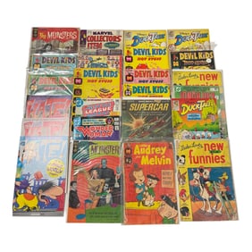 Vintage Comic Book Short Box
