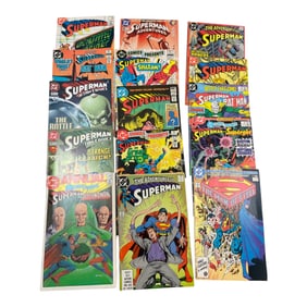 Vintage Comic Book Superman Collection Lot