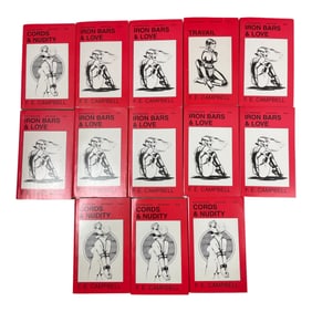F.E. Campbell Vintage Adult Fetish Novels Lot of 30 Books