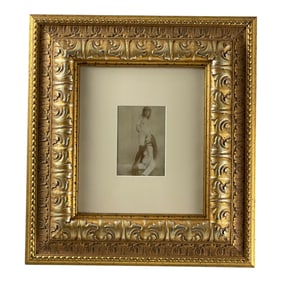 Antique Erotic Albumen Photograph in Frame