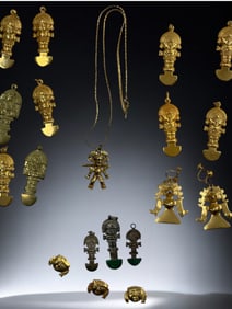Vintage Peruvian Peru World Fair Souvenir Pendant Collection