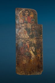 Antique Greek Orthodox Hand Painted Icon