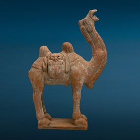 Chinese Tang Bactrian Camel Statue