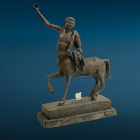 Ancient Bronze Centaur Metal Statue