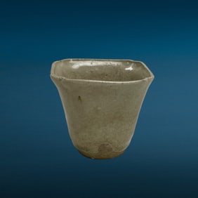 CHINESE CELADON-GLAZED CUP