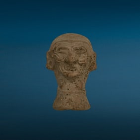 Ancient Pre Columbian Culture Bust