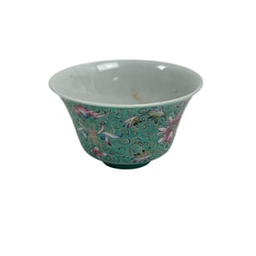 Chinese Famille Rose Porcelain Cup