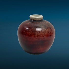 Chinese Porcelain Oxblood Vase